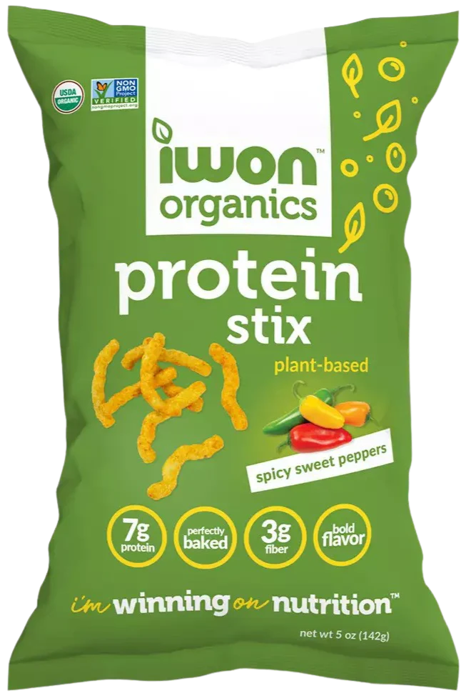 Organic Spicy Sweet Pepper Protein Stix