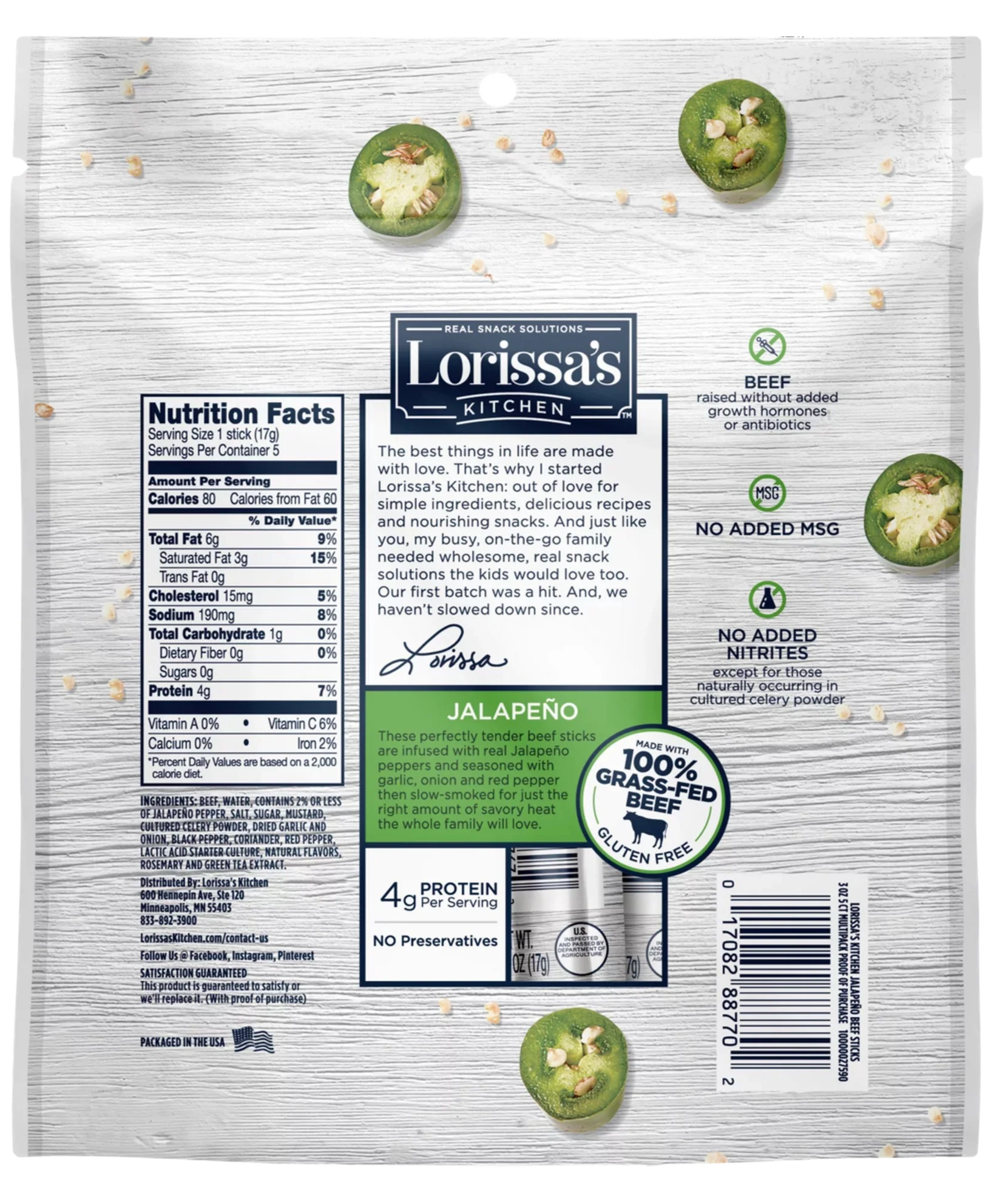 Jalapeno Beef Sticks (5 CT) - Image 2