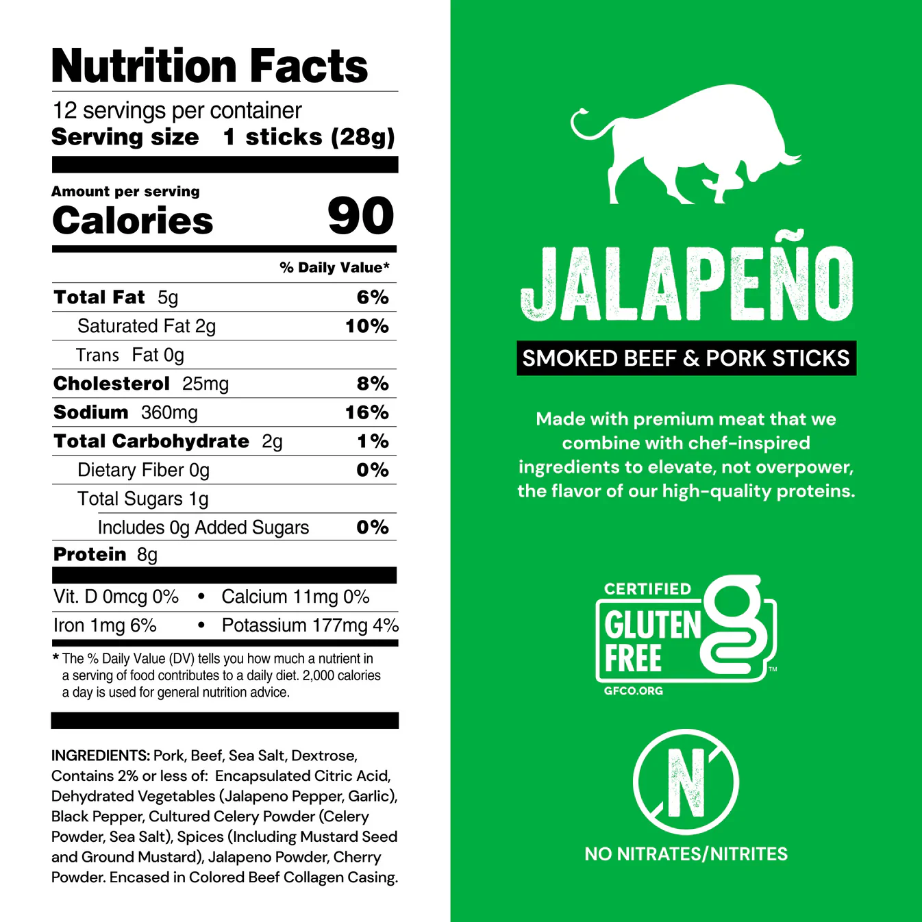 Jalapeno Cheddar Pork & Beef Stick (24 CT) - Image 4
