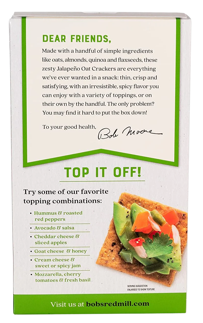 Jalapeno Oat Crackers - Image 2