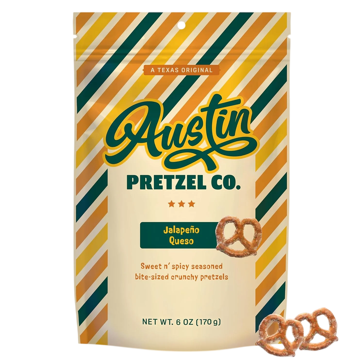 Jalapeno Queso Pretzels