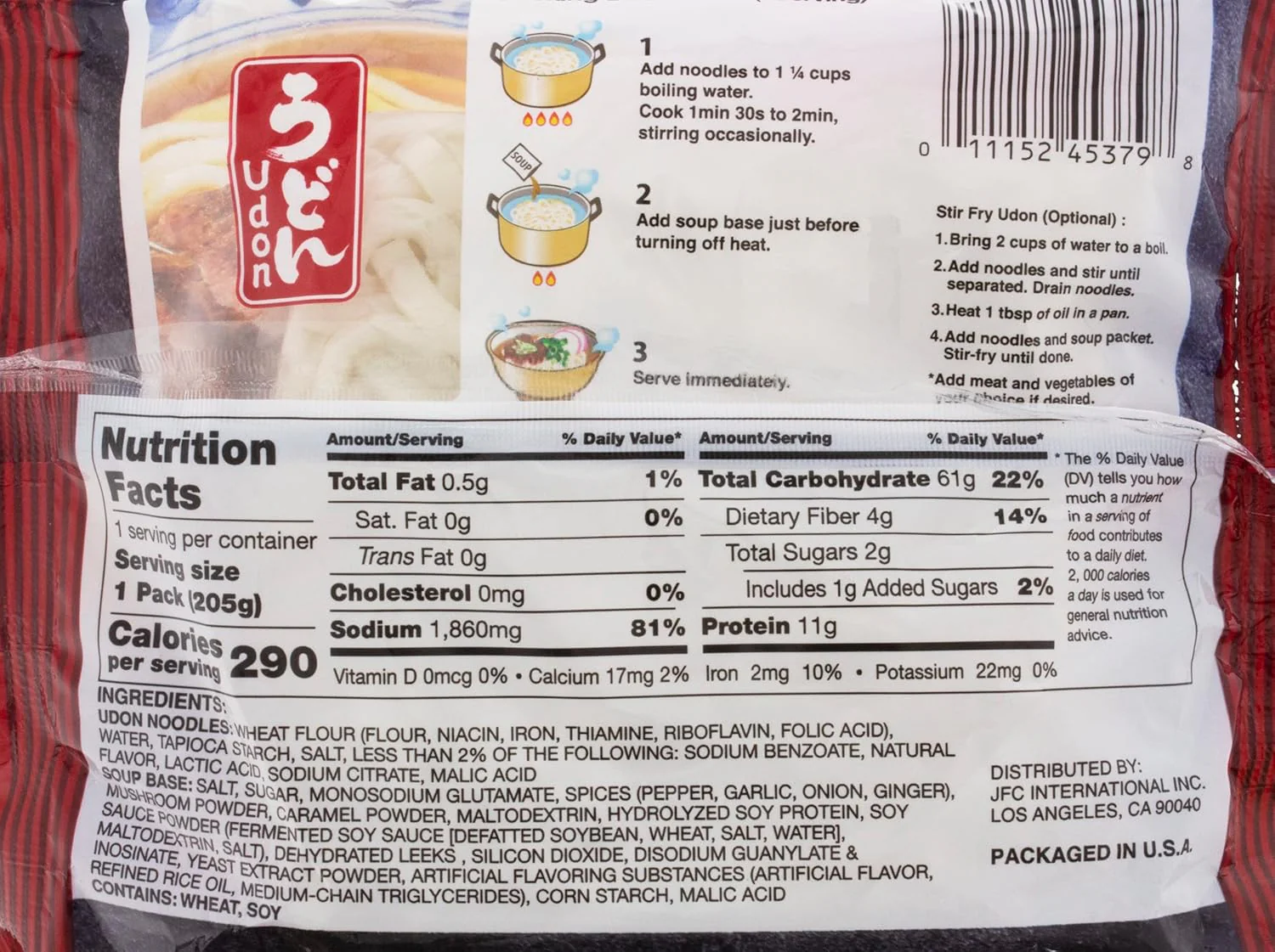 Japanese Udon Noodles with Soup Base Beef Flavor - Image 3