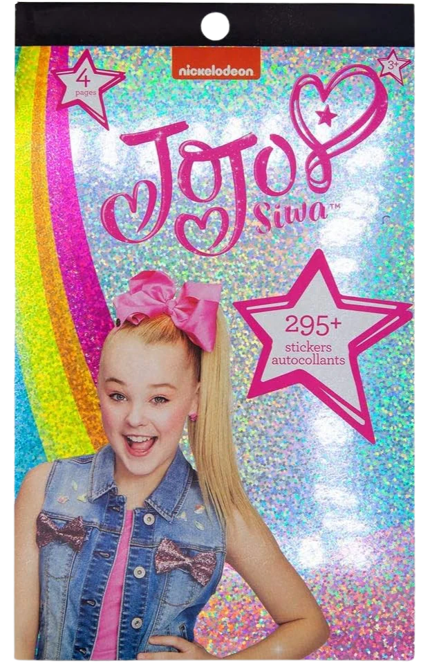 JoJo Siwa 4 Sheet Sticker Pad