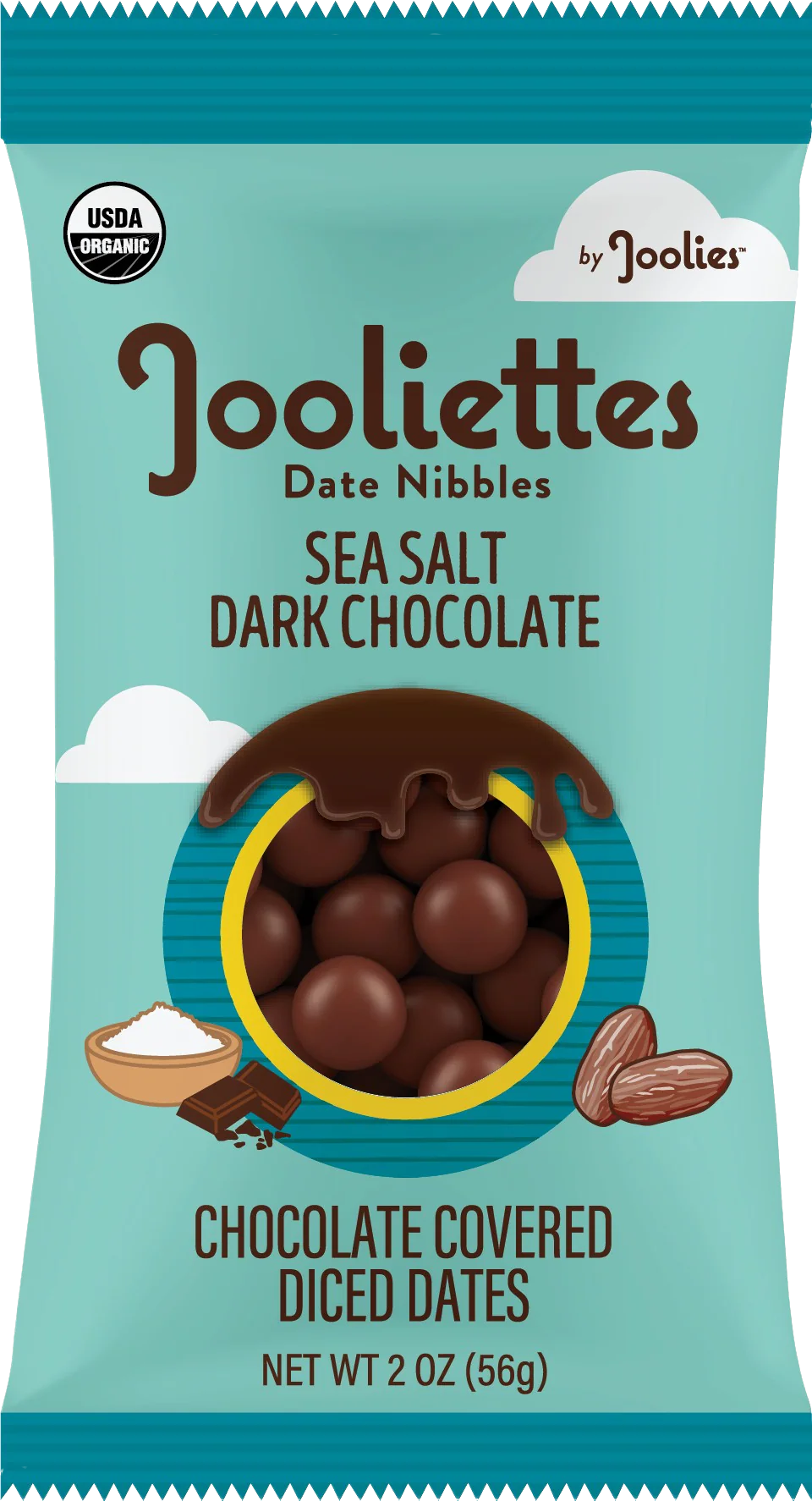Jooliettes- Sea Salt Dark Chocolate Date Nibbles