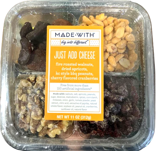 Just Add Cheese Fruit & Nut Mix with BBQ peanuts