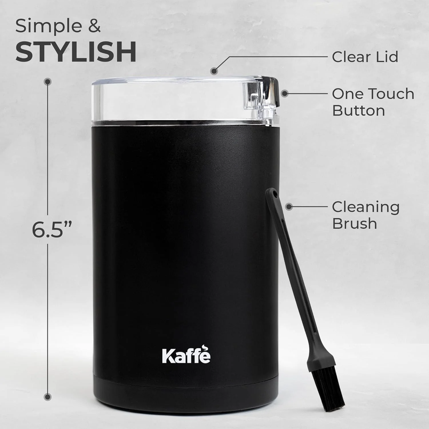 Electric Coffee Grinder - Matte Black - Image 3