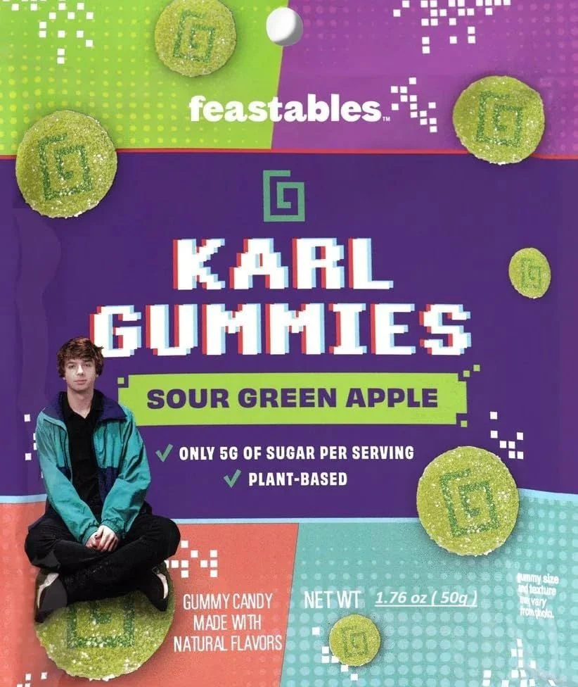 Karl's Gummies Sour Green Apple (8 Pack) - Image 2