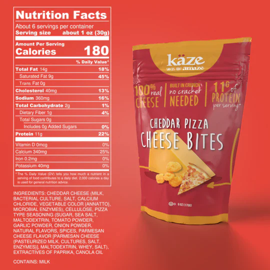 Cheddar Pizza Cheese Bites - Image 2