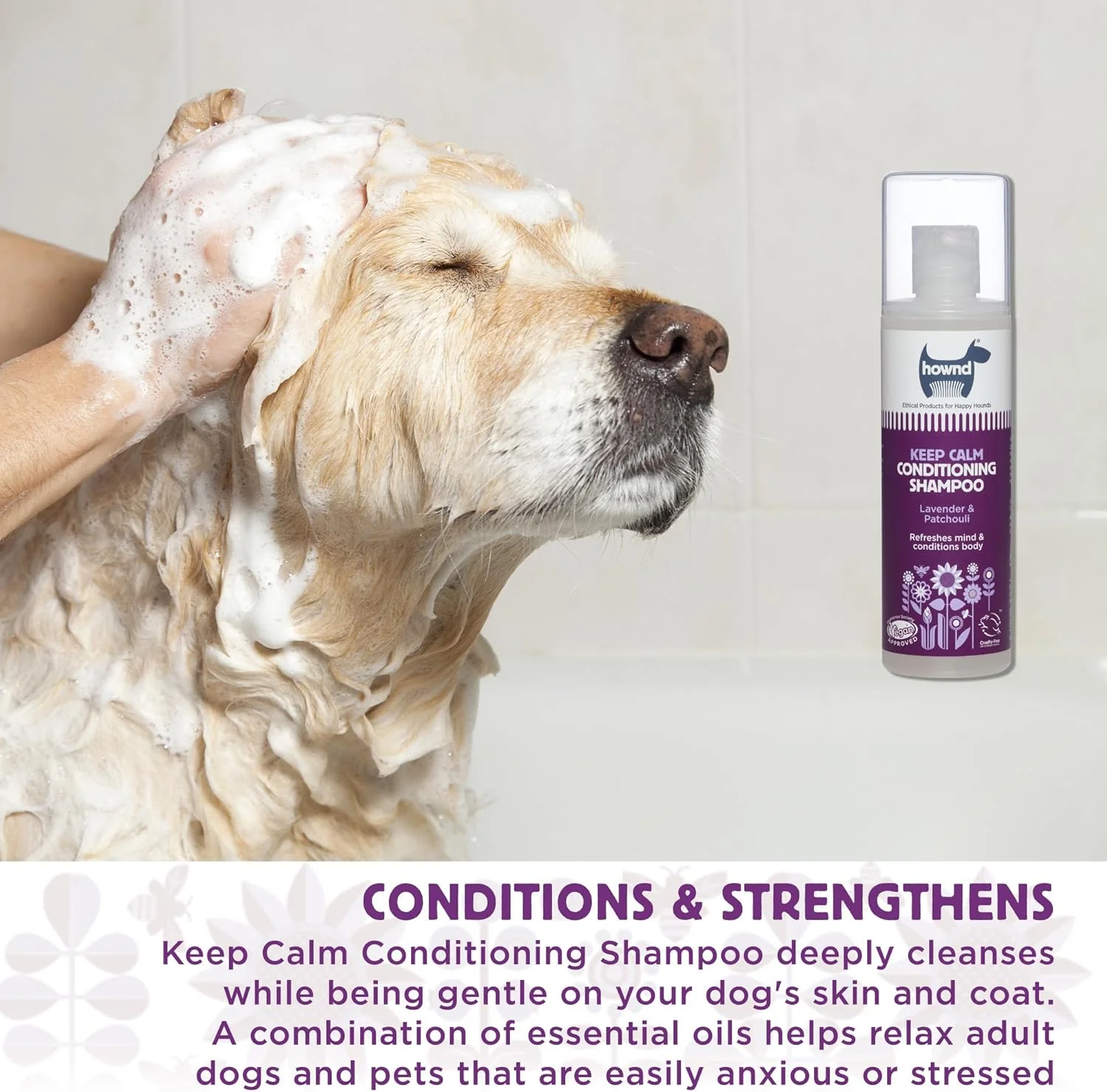 Keep Calm Conditioning Dog Shampoo - Image 2