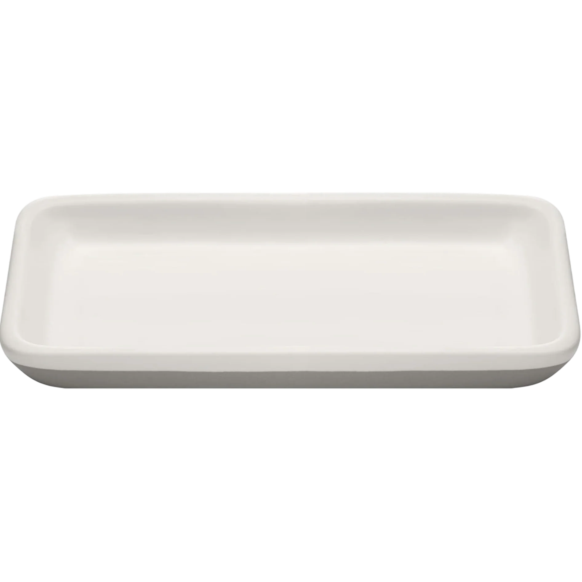 Keep Tray Love Ceramic Organiser Rectangle Storage - White