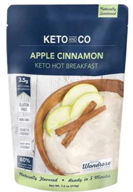 Keto Apple Cinnamon Hot Breakfast