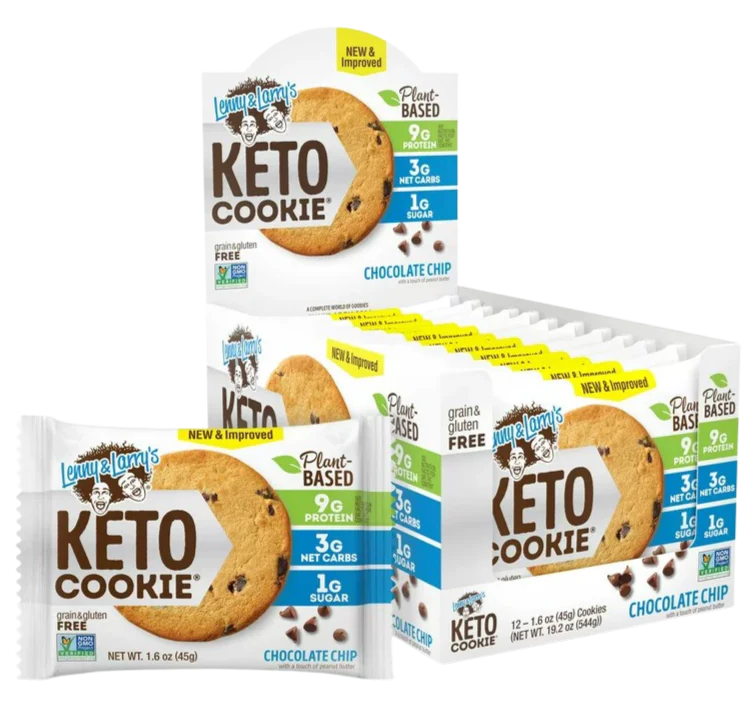 Keto Chocolate Chip Cookies (12 Pack)