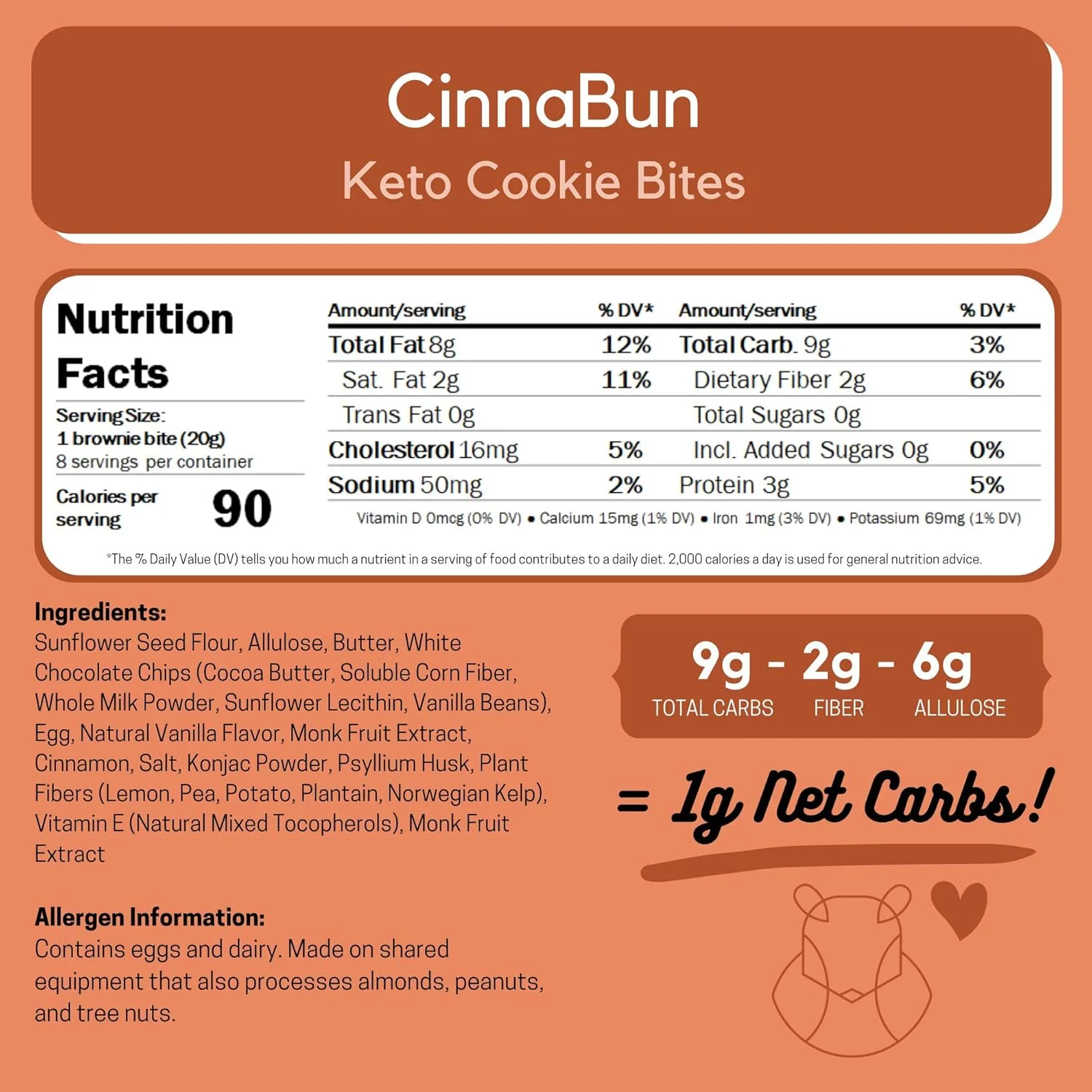 Keto Cookie Bites Cinnabun - Image 4