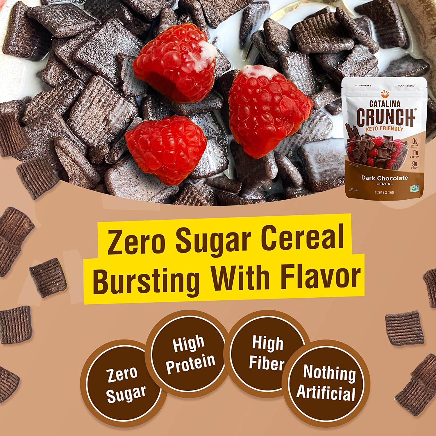 Keto Dark Chocolate Cereal - Image 2