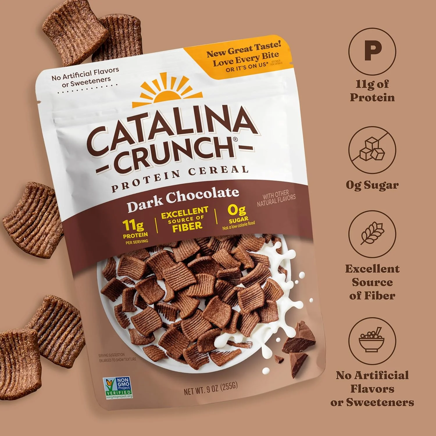 Keto Dark Chocolate Protein Cereal - Image 2