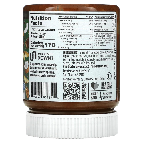 Keto Dark Chocolate Nut Butter - Image 2