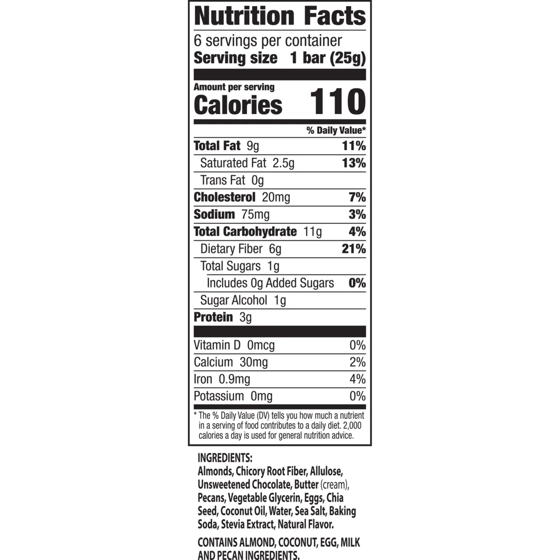 KETO Friendly Chocolate Chunk Cookie (6 CT) - Image 3