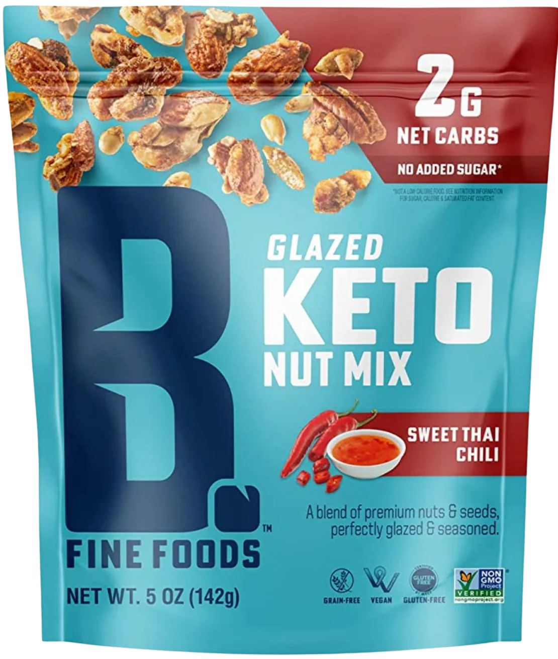 Keto Sweet Thai Chili Nut Mix