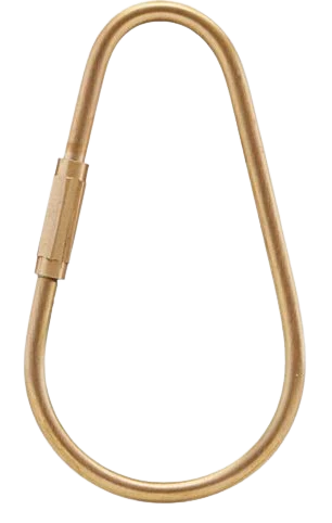 Keychain Drop Brass