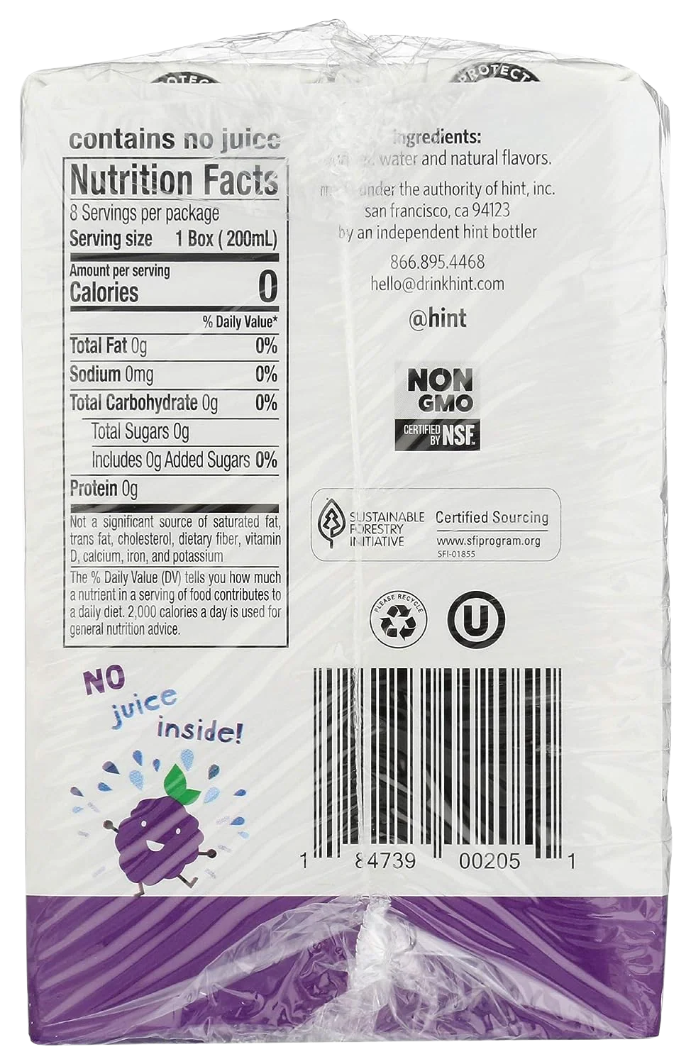 Kids Blackberry Essence Infused Water (8 Pack) - Image 3