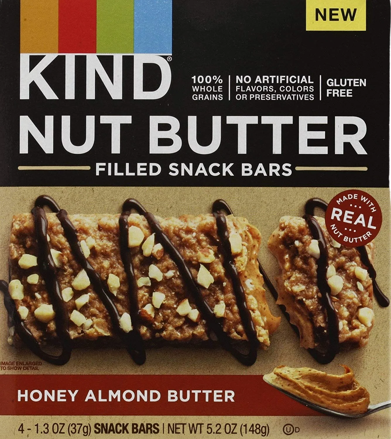 Honey Almond Butter Filled Snack Bars