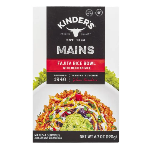 Fajita Rice Bowl With Mexican Rice Mains