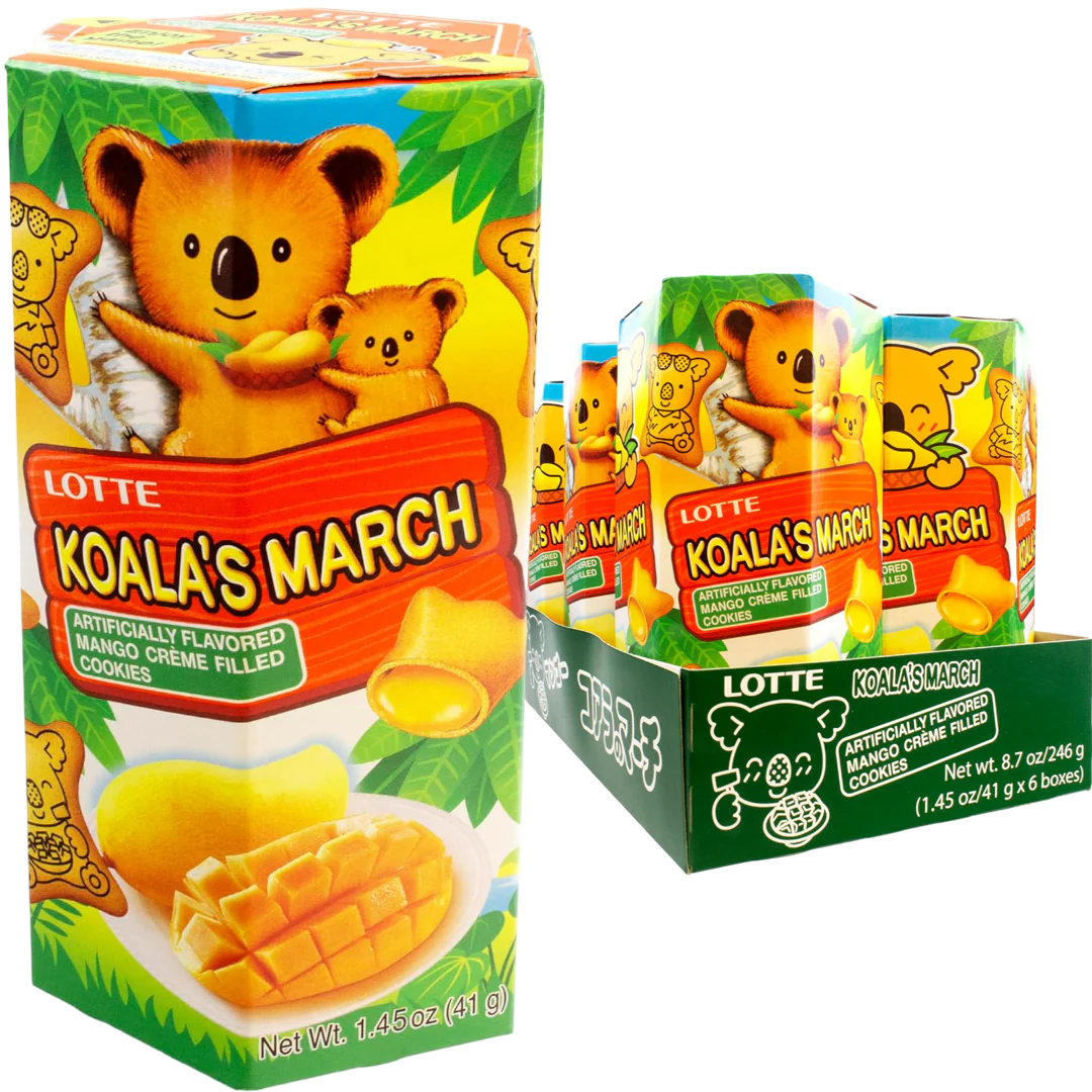 Koala's March Mango Cream Cookies (6 Pack)