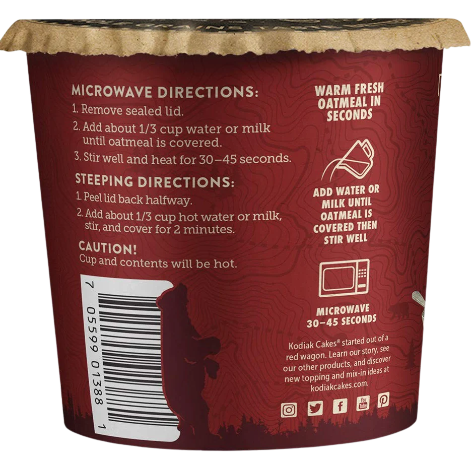 Cinnamon Oatmeal Cup (12 Pack) - Image 2