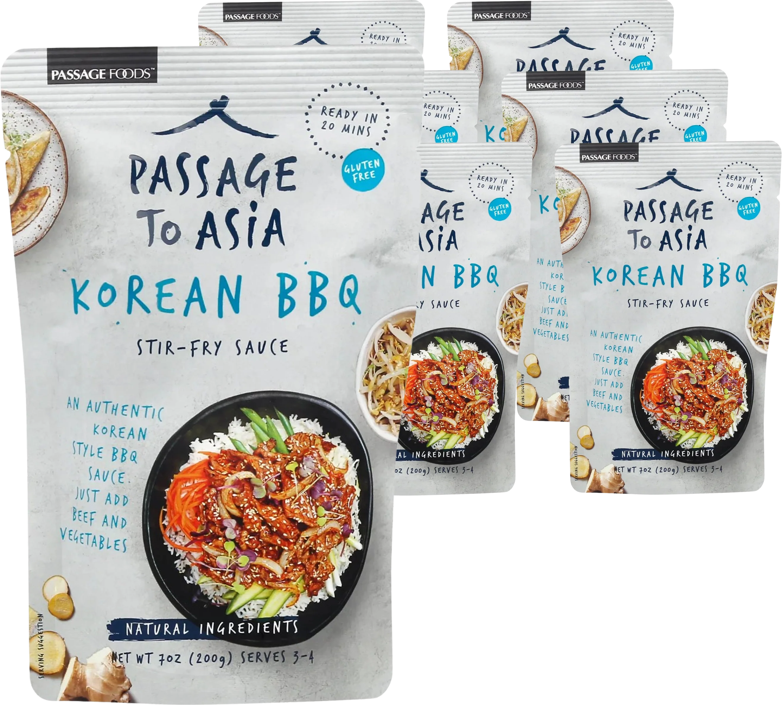 Korean BBQ Stir-Fry Sauce (6 Pack)