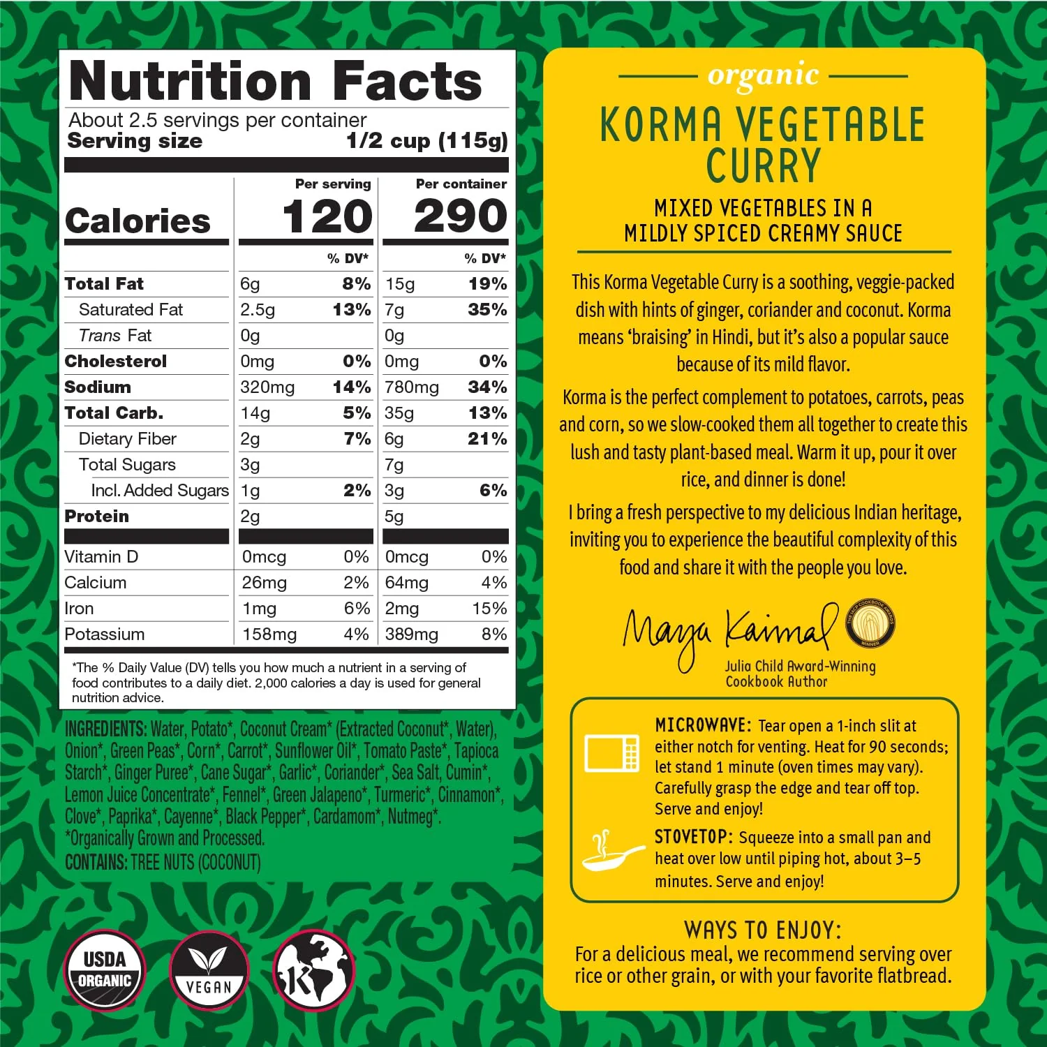 Korma Vegetable Curry (6 CT) - Image 4