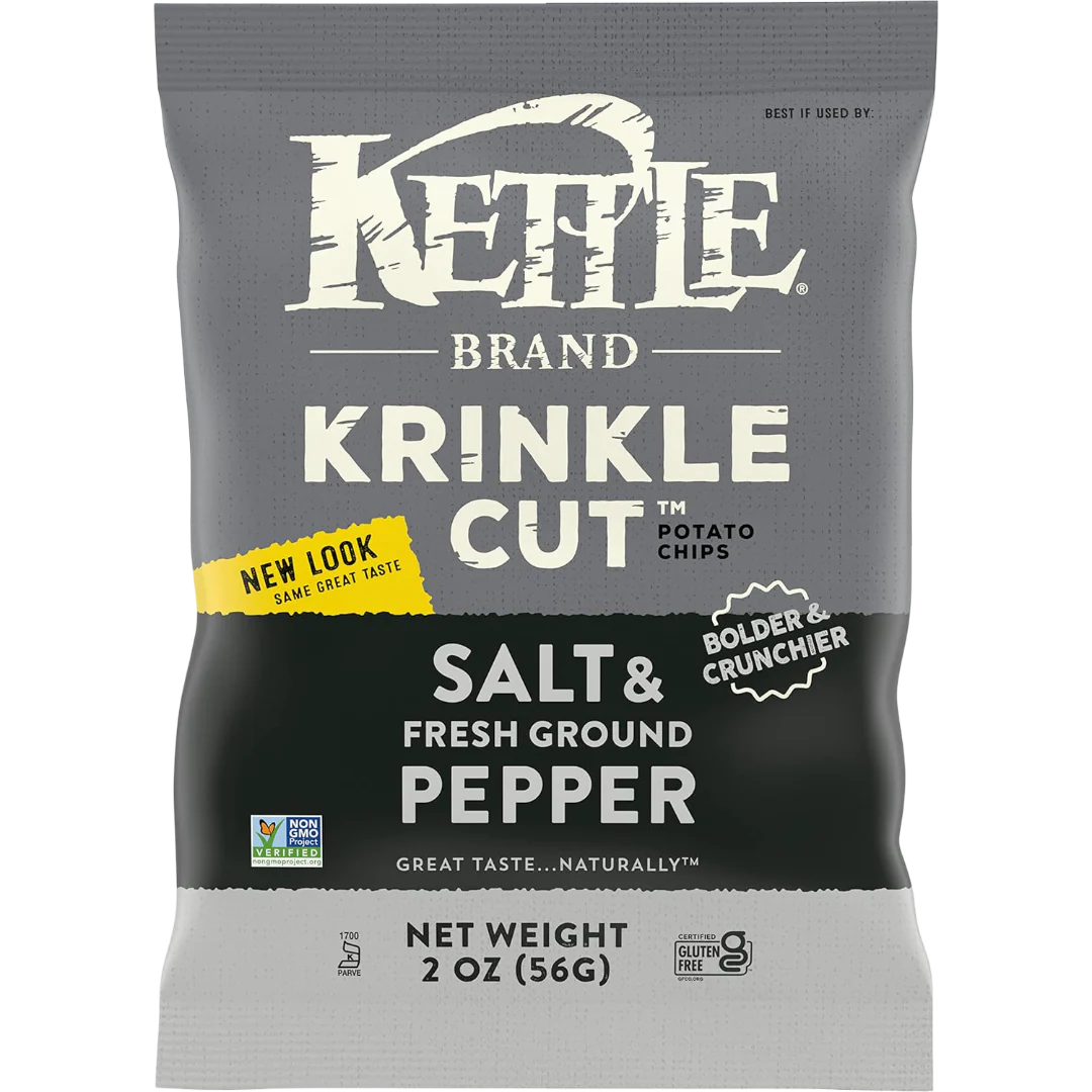 Krinkle Cut Salt & Fresh Pepper Potato Chips