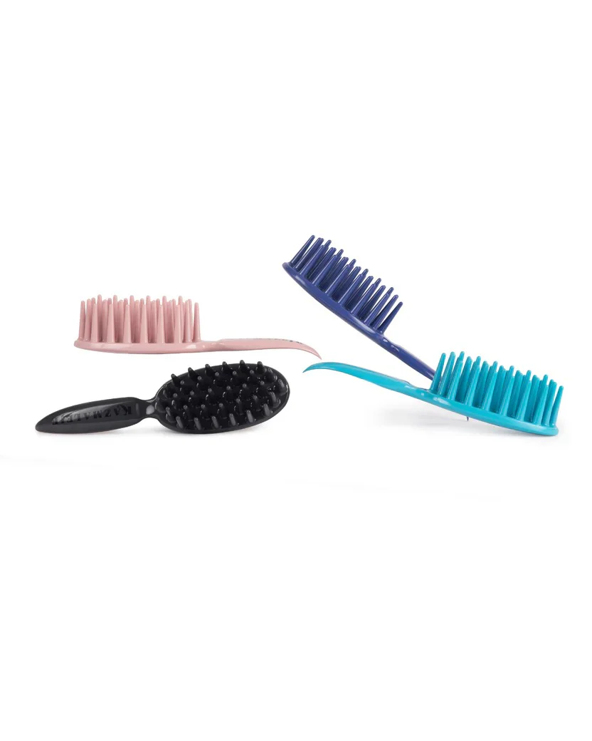 KurlsPlus Paddle Hair Comb - Pink - Image 5