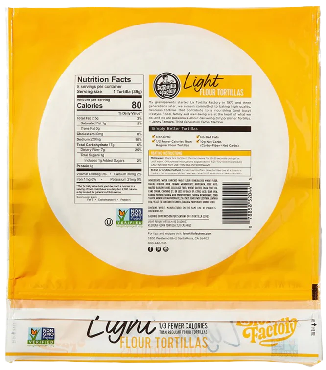 Flour Tortilla Light - Image 2