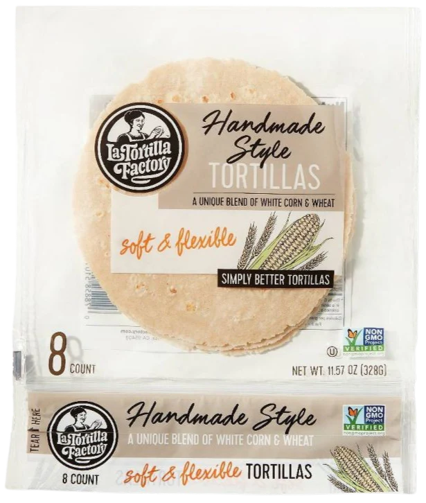 Hand Made Style White Corn Tortillas (8 CT)