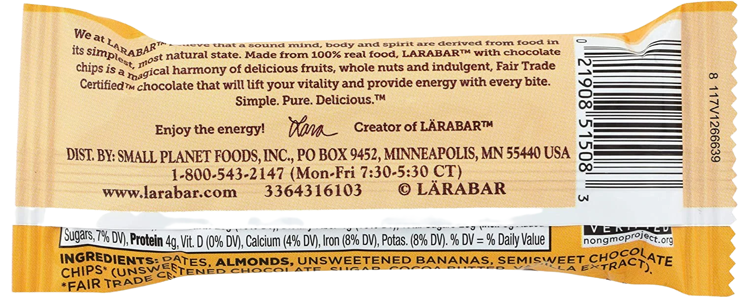 Banana Chocolate Chip Bar - Image 2