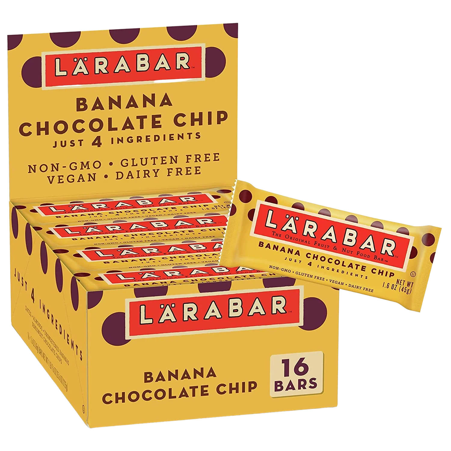 Banana Chocolate Chip Bar (16 Pack)