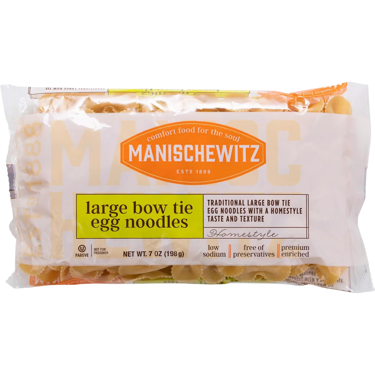 Large Bow Tie Egg Noodles
