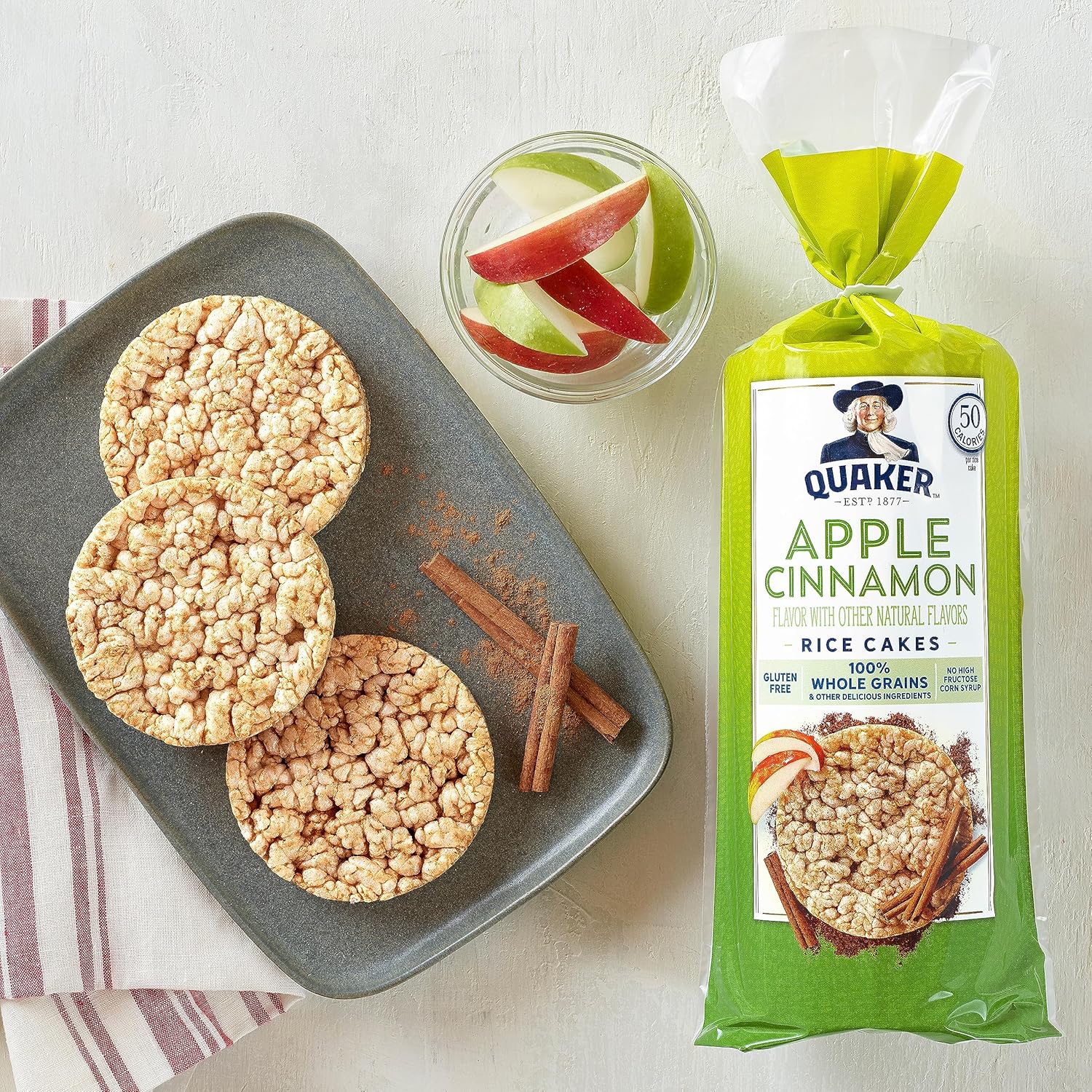 Large Rice Cakes - Apple Cinnamon (3 Pack) - Image 4