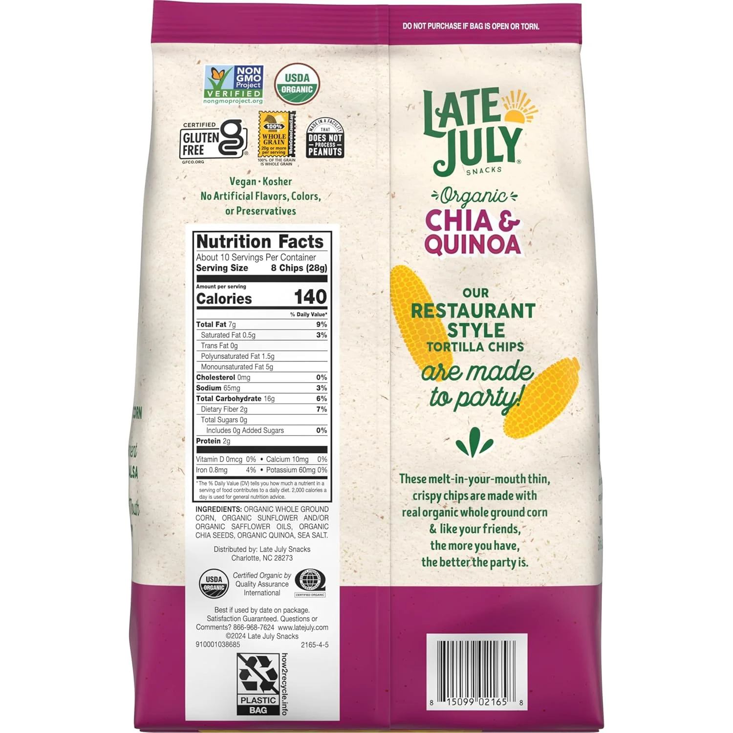 Chia & Quinoa Tortilla Chips - Image 2