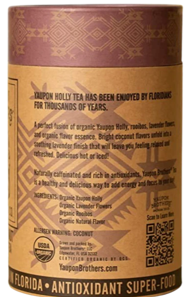 Lavender Coconut Yaupon Tea - Image 2
