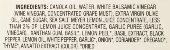 Lemon Basil Vinaigrette Dressing - Image 2