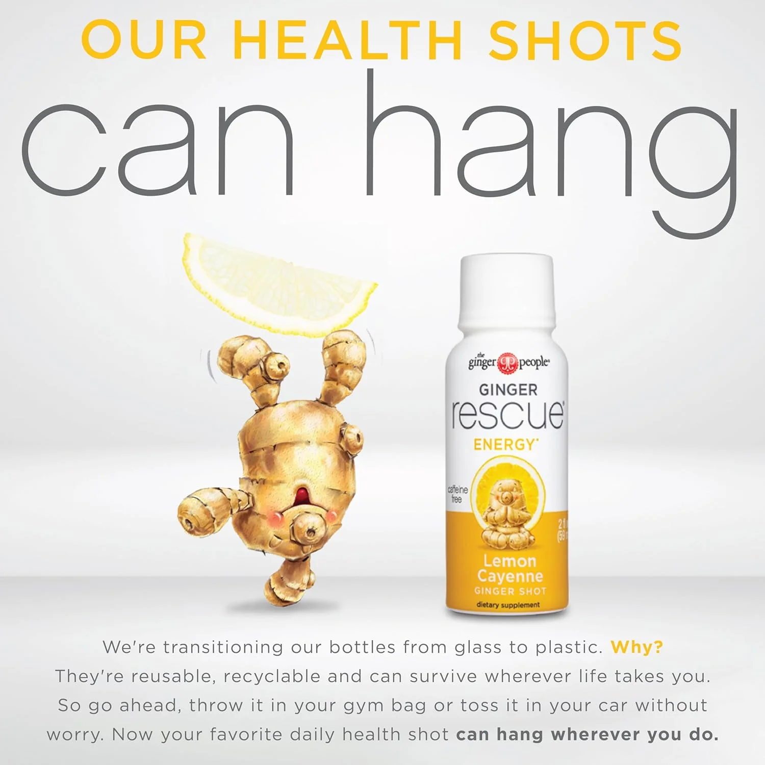 Lemon & Cayenne Rescue Ginger Shots (12 Pack) - Image 3