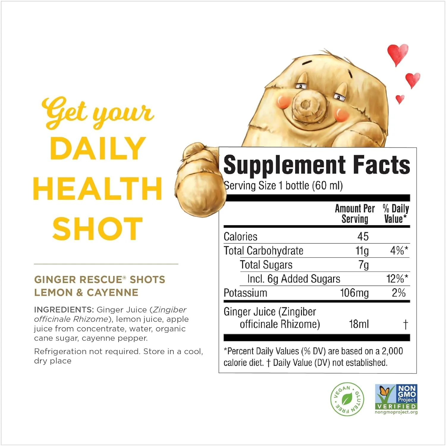 Lemon & Cayenne Rescue Ginger Shots (12 Pack) - Image 6