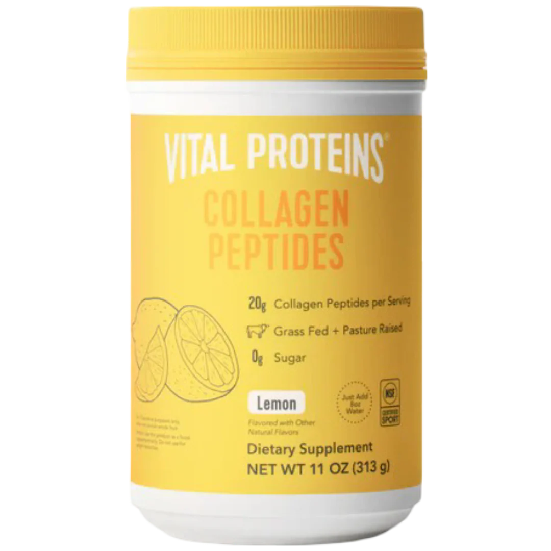 Lemon Collagen Peptides Dietary Supplement