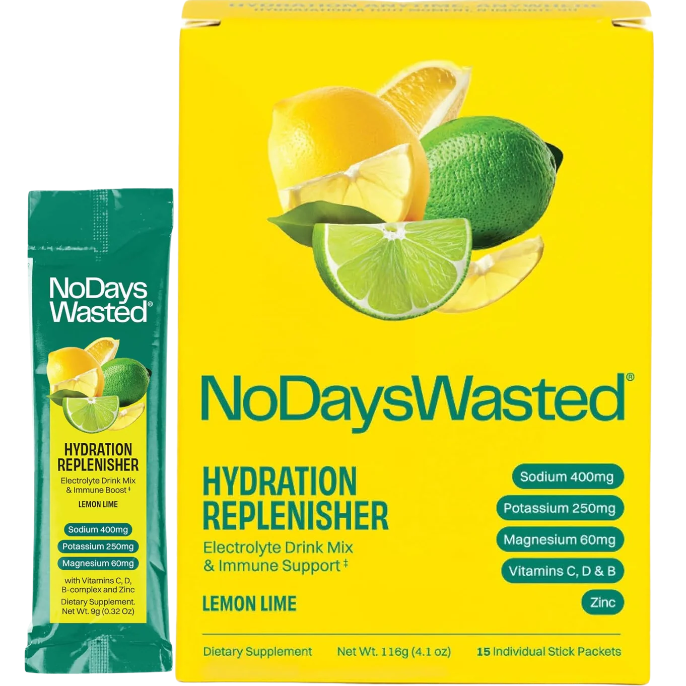 Lemon Lime Hydration Replenisher (15CT)