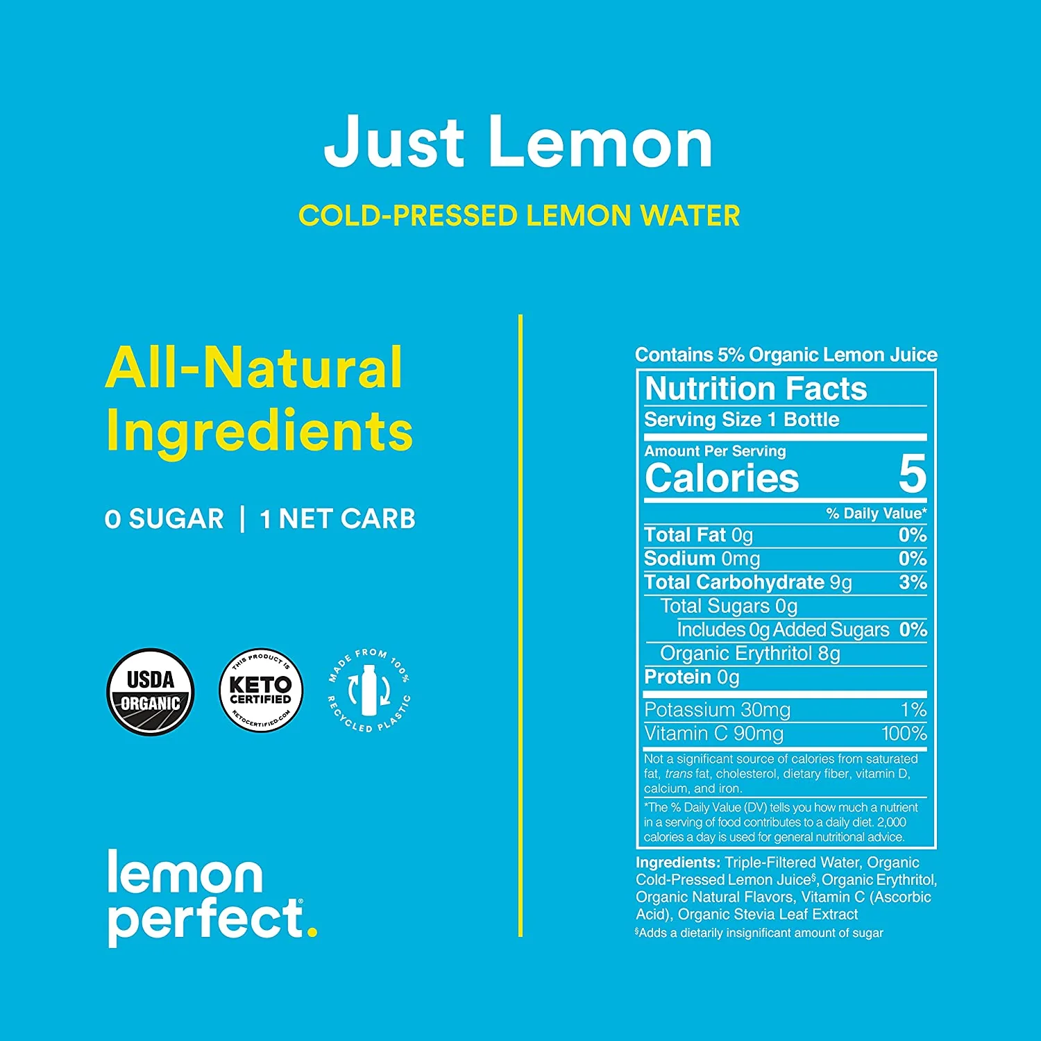 Organic Cold-Pressed Lemon Water - Image 2