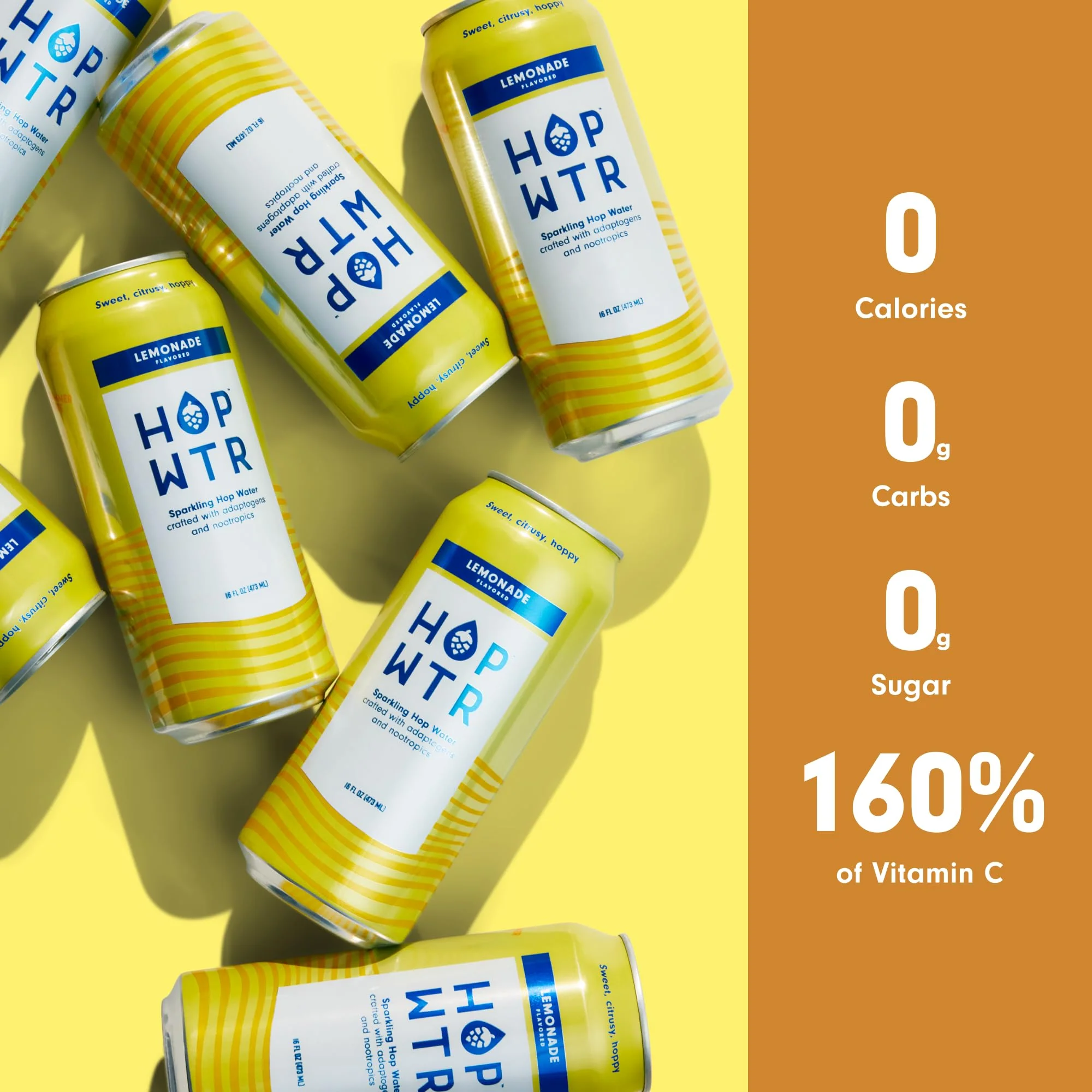 Lemonade Sparkling Hop Water (12 Pack) - Image 3