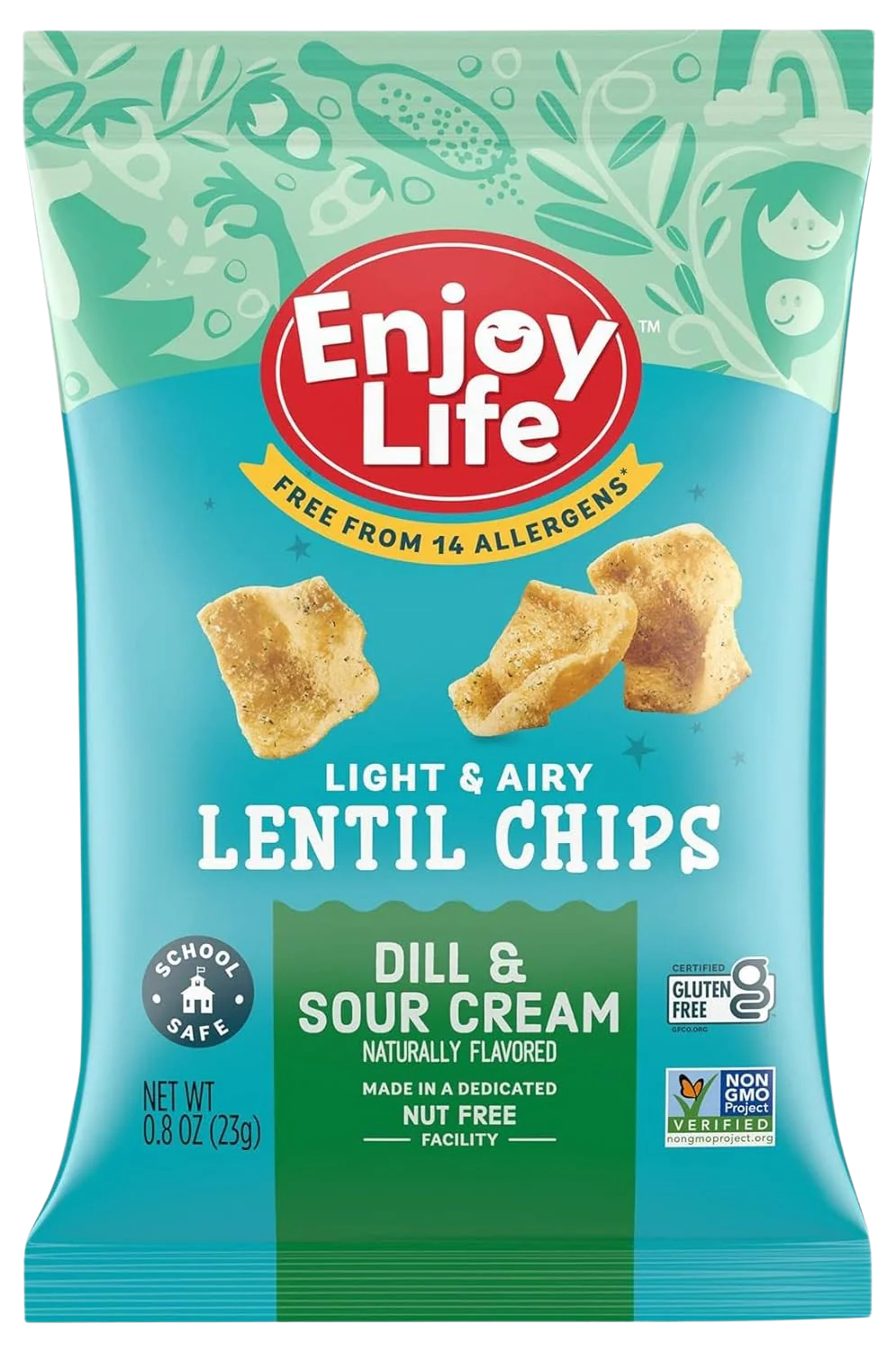 Lentil Chips - Dill and Sour Cream (12 Pack) - Image 2