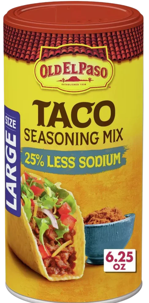 Less Sodium Taco Seasoning Mix