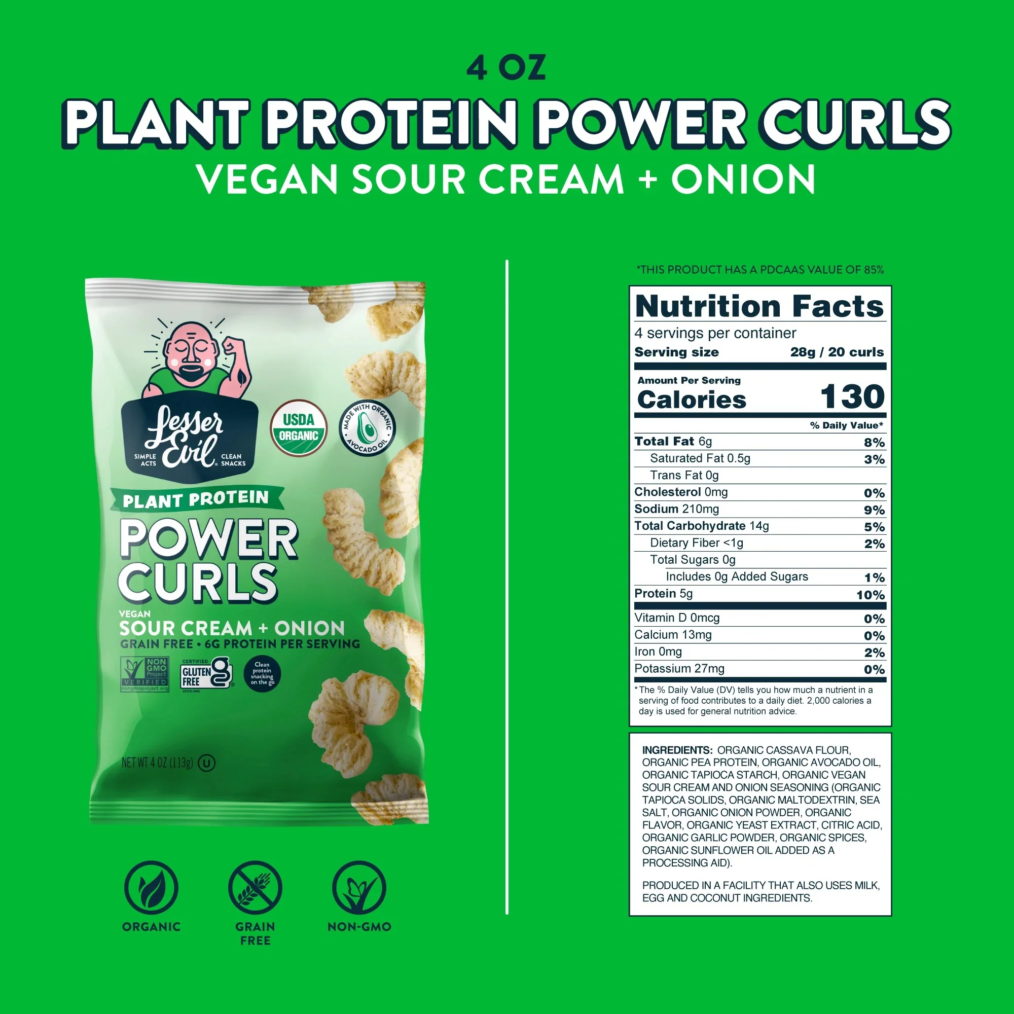 New Sour Cream & Onion Plant-Based Power Curls - Image 4